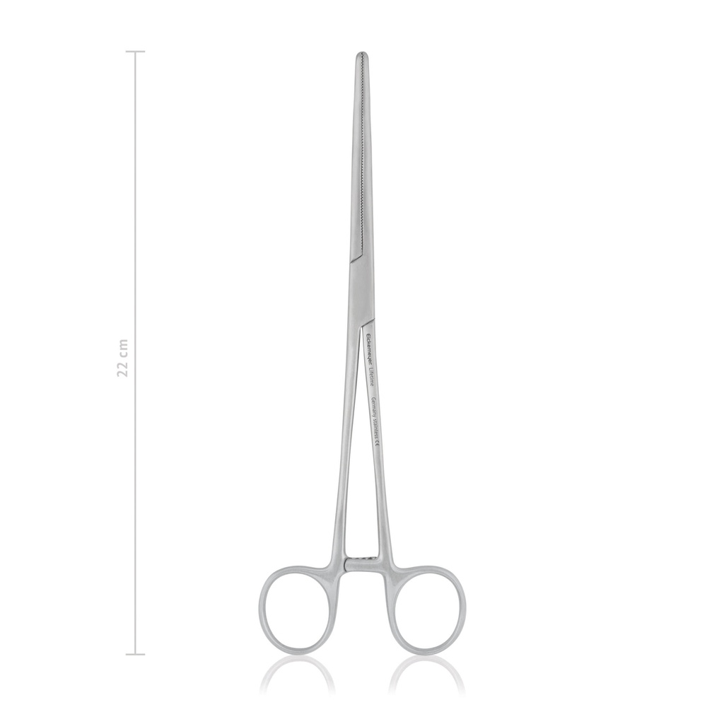 Large hemostatic forceps ROCHESTER-PEAN, 22 cm, curved