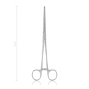 Large hemostatic forceps ROCHESTER-PEAN, 22 cm, curved