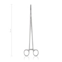 Hemostatic forceps SATINSKY, 20 cm, double angled