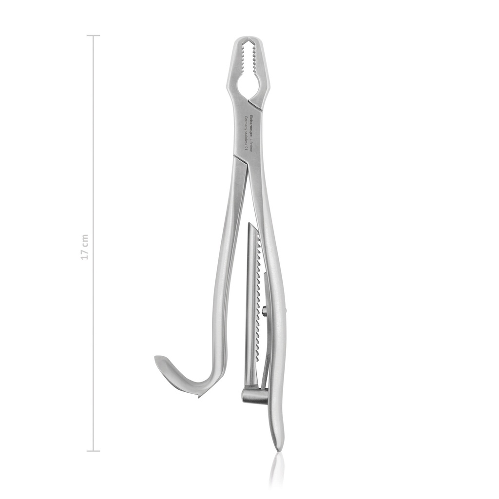 [183117] Bone holding forceps Kern-mini, 17 cm, 6 3/4" 
