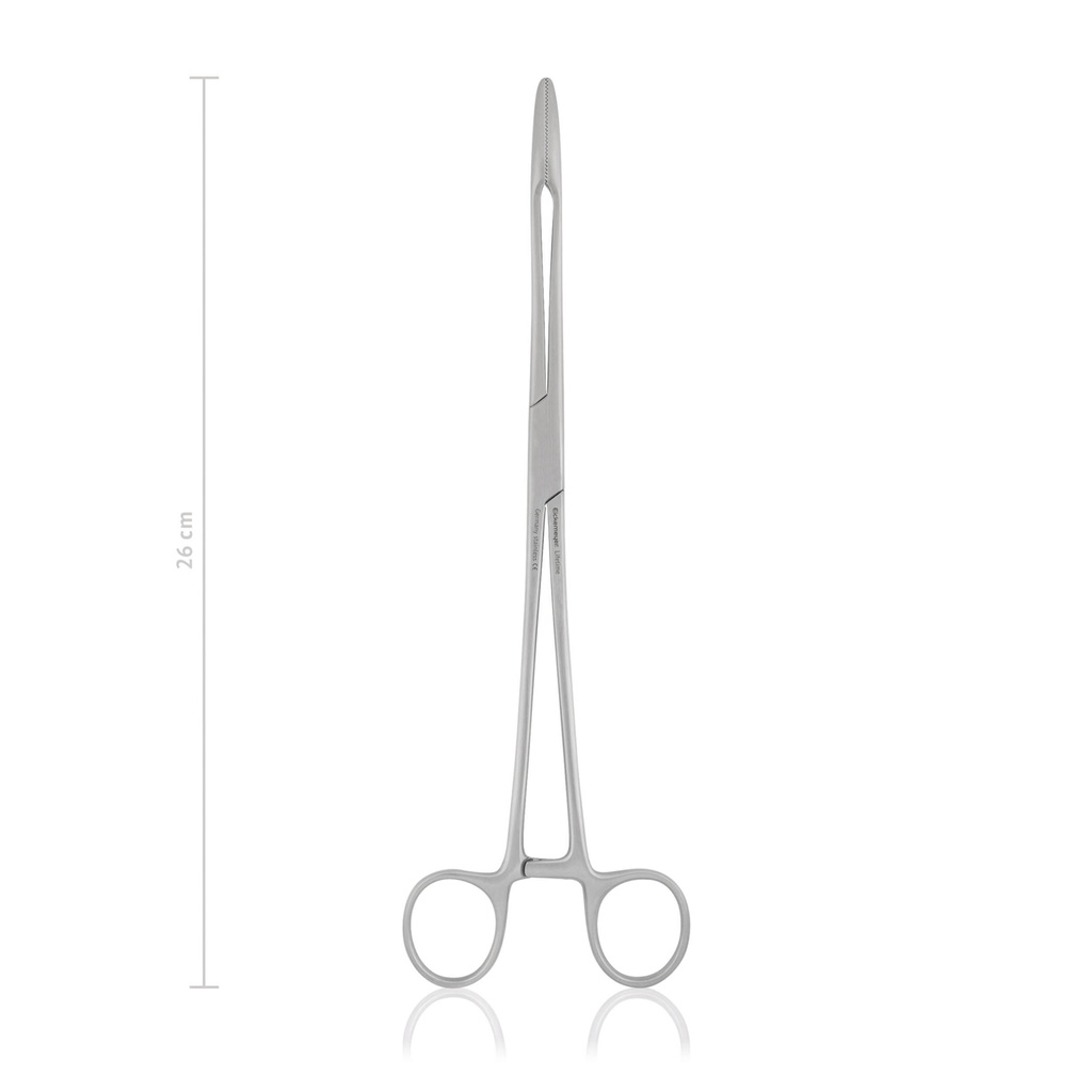 Sponge and dressing forceps Maier, straight, 26 cm 
