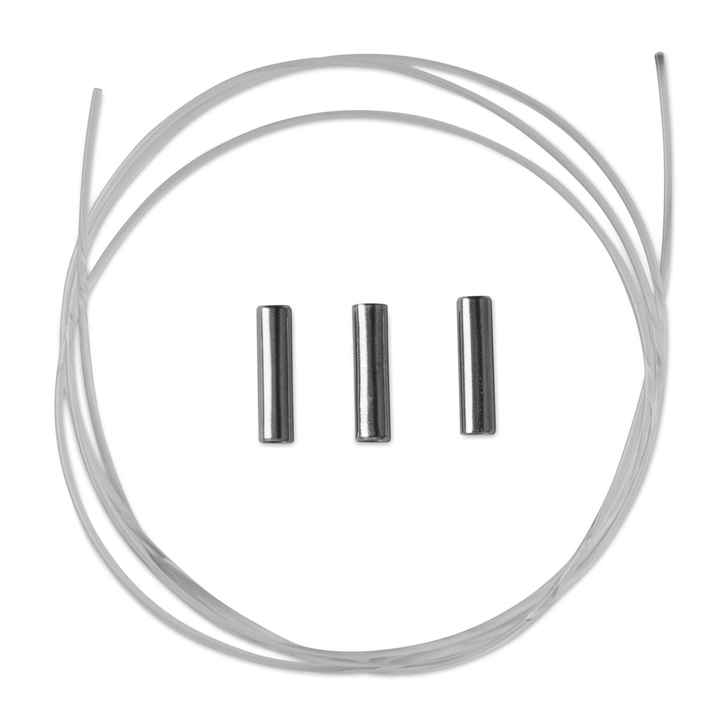 [194095] Set of 3 crimp tubes 10mm and Nylon 50cm (for animals up to 10 kg) 