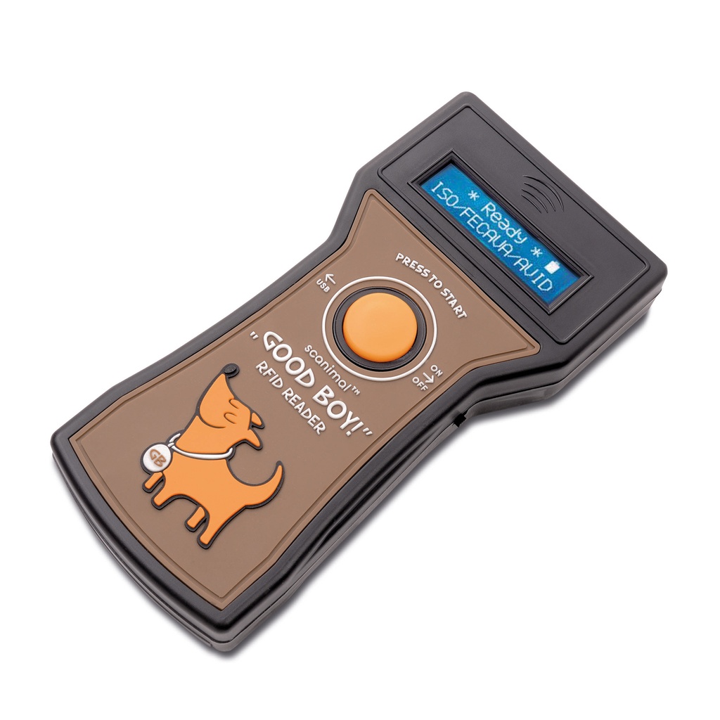 Microchip reader for FDXA (FECAVA) & FDXB (ISO) microchips