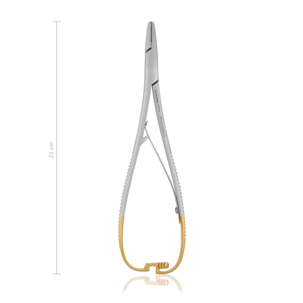 Needle holder MATHIEU, 21 cm, TC, heavy model
