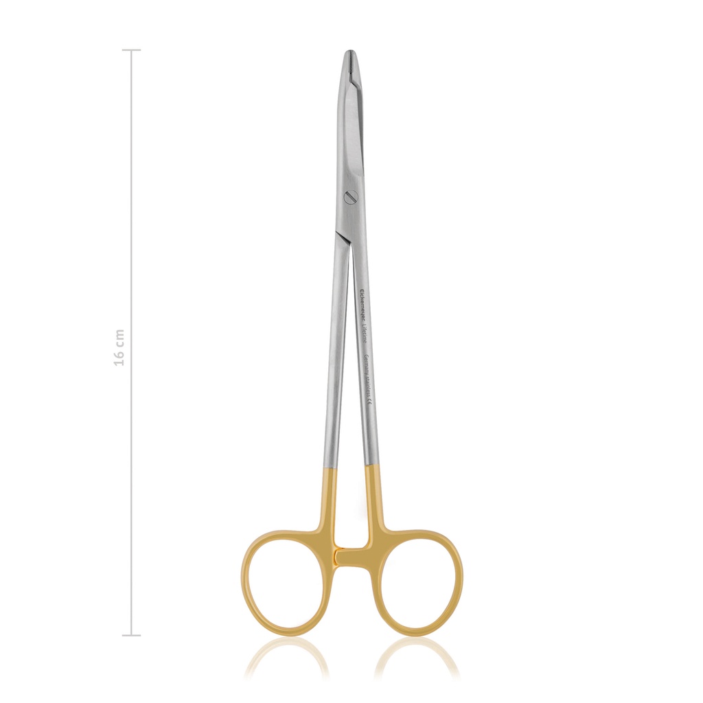 Needle holder Olsen-Hegar, 16 cm, TC  