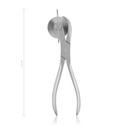 Ring saw for removing parrot rings, 17 cm 
