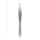 Tissue forceps ADSON-BROWN, 9 x 9 lateral teeth, 12 cm