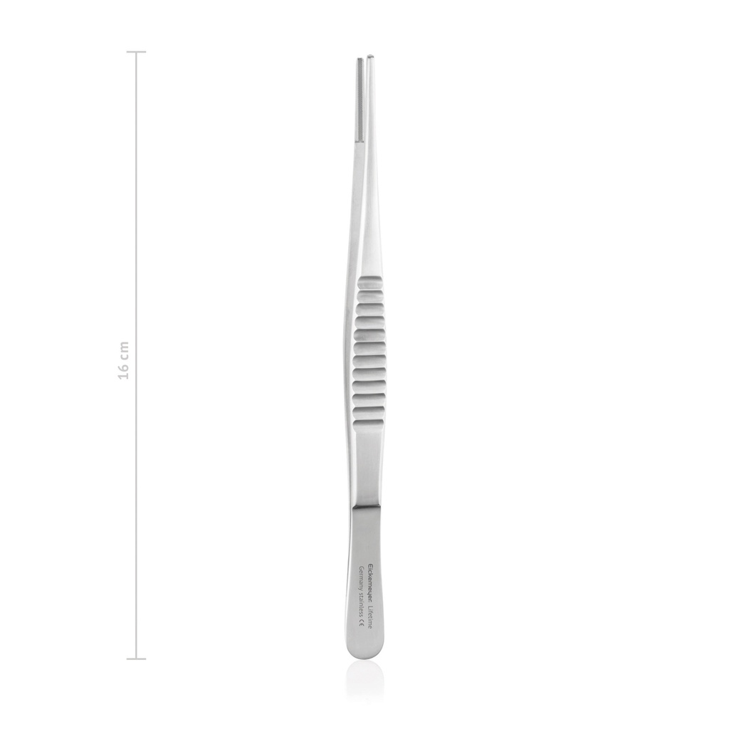 Dressing forceps DeBAKEY, atraumatic, 16 cm, 2 mm