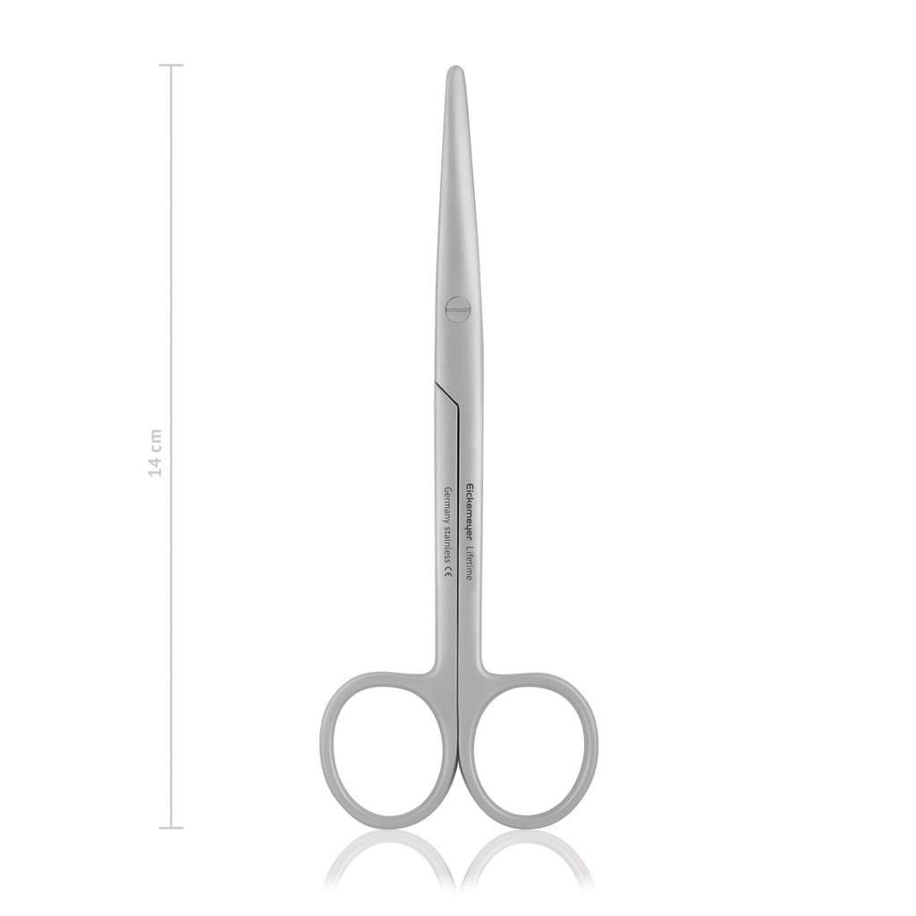 Dissecting scissors Mayo-Stille, straight, 14,5 cm, blunt/blunt 