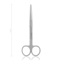 Dissecting scissors Mayo-Stille, straight, 14,5 cm, blunt/blunt 