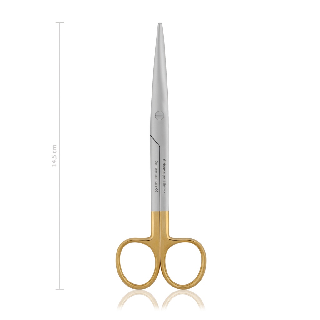 Dissecting scissors MAYO-STILLE, blunt/blunt, 14,5 cm, straight, TC