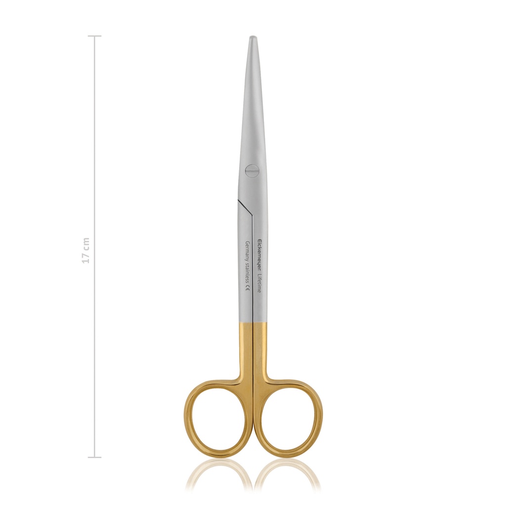 Dissecting scissors MAYO-STILLE, blunt/blunt, 17 cm, straight, TC