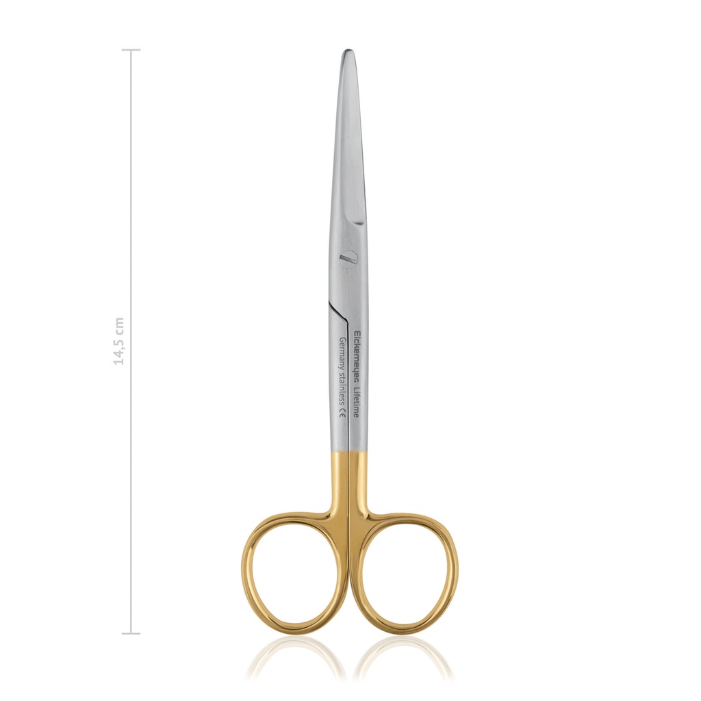 Dissecting scissors MAYO, blunt/blunt, 14,5 cm, straight, TC