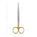 Dissecting scissors MAYO, blunt/blunt, 14,5 cm, straight, TC