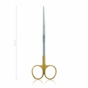 Dissecting scissors Metzenbaum-Fino, straight, 14,5 cm, TC very delicate 