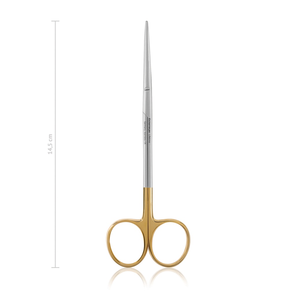 Dissecting scissors METZENBAUM-FINO, blunt/blunt, 14,5 cm, curved, TC