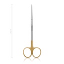 Dissecting scissors METZENBAUM-FINO, blunt/blunt, 14,5 cm, curved, TC