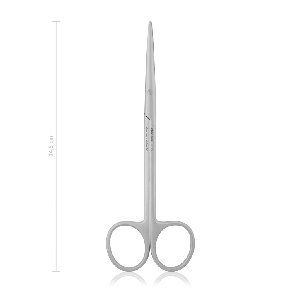 Dissecting scissors METZENBAUM, blunt/blunt, 14,5 cm, straight