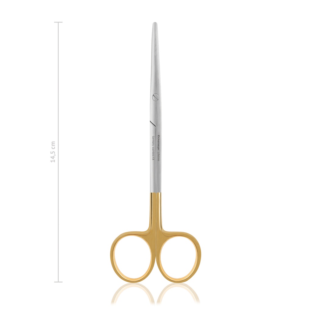 Dissecting scissors METZENBAUM, blunt/blunt, 14,5 cm, curved, TC