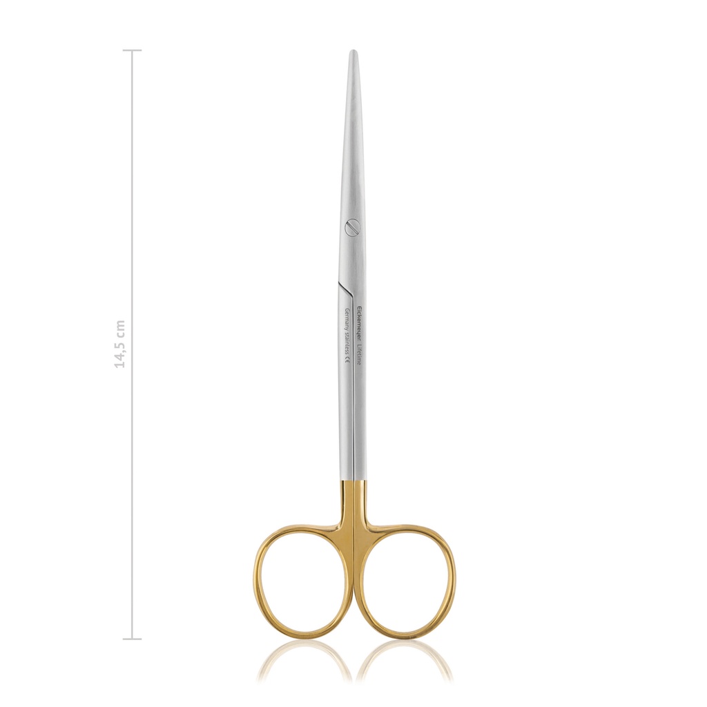 Dissecting scissors METZENBAUM, blunt/blunt, 14,5 cm, straight, TC