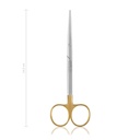 Dissecting scissors METZENBAUM, blunt/blunt, 14,5 cm, straight, TC