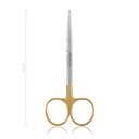 Dissecting scissors, straight, delicate, bl/bl,  11,5 cm, TC 