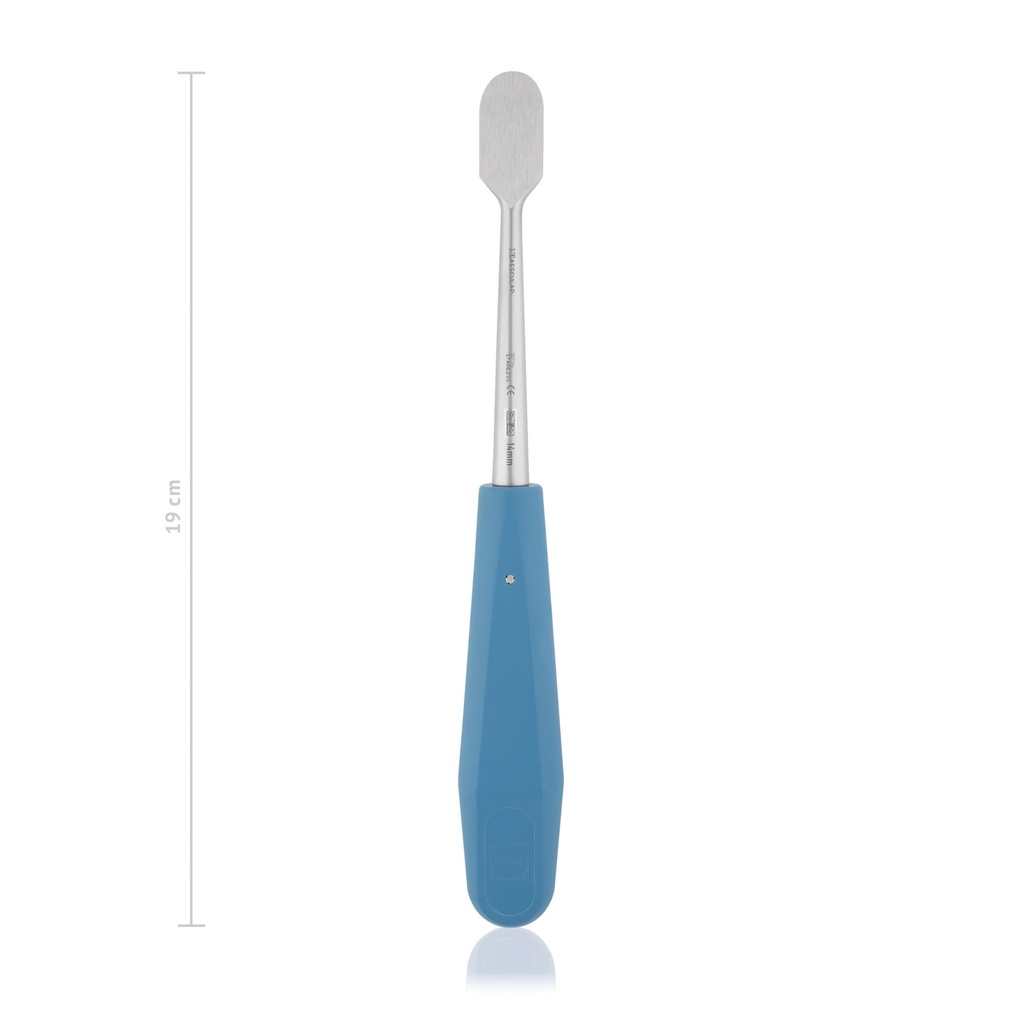 Raspatory, handle made of Ferrozell, 14 mm, 19,5 cm