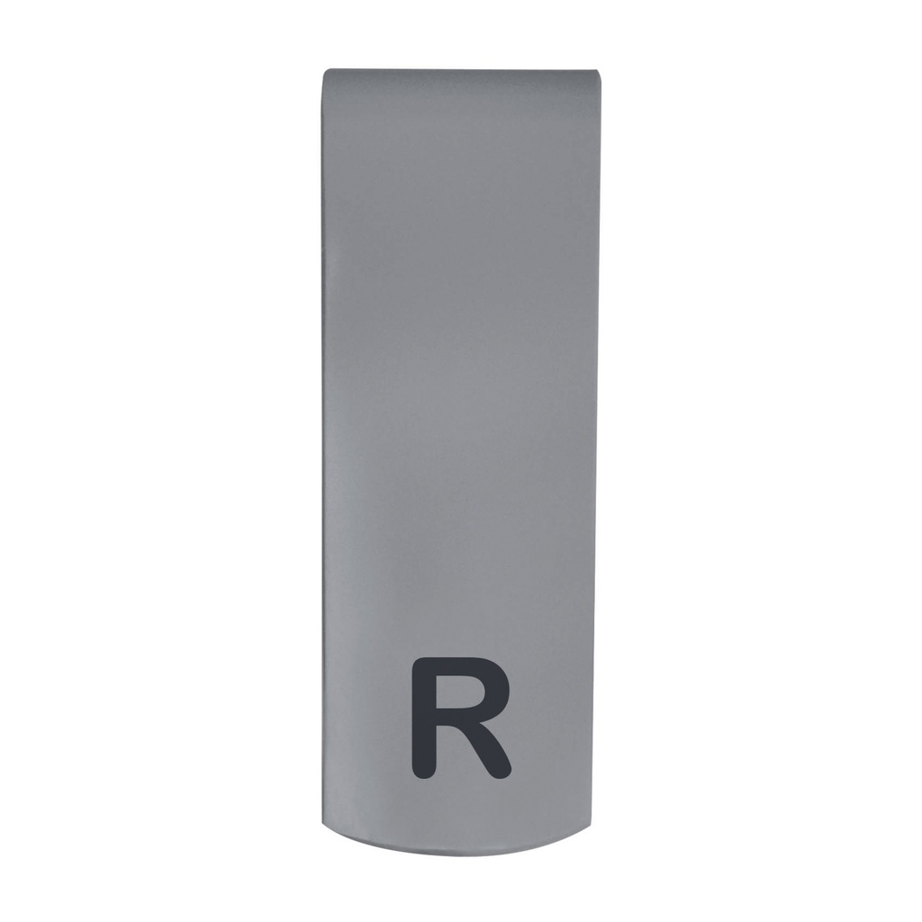 [704022] Plastic clip with a metal marker  