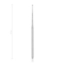 Curette, extra deep and fine, 17 cm