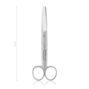 Surgical scissors, heavy model, blunt/blunt, 16 cm, curved