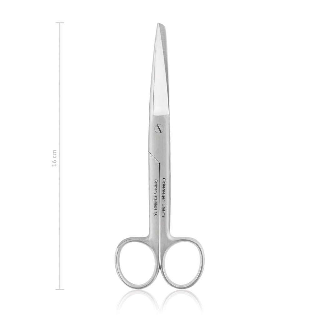 Surgical scissors, heavy model, blunt/blunt, 16 cm, straight