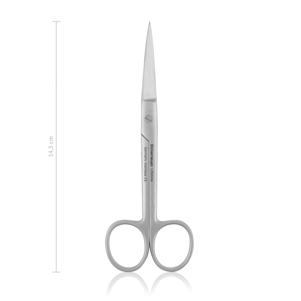 Surgical scissors STANDARD, sharp/sharp, 14,5 cm, curved