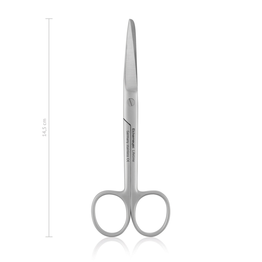 Surgical scissors STANDARD, sharp/blunt, 14,5 cm, curved