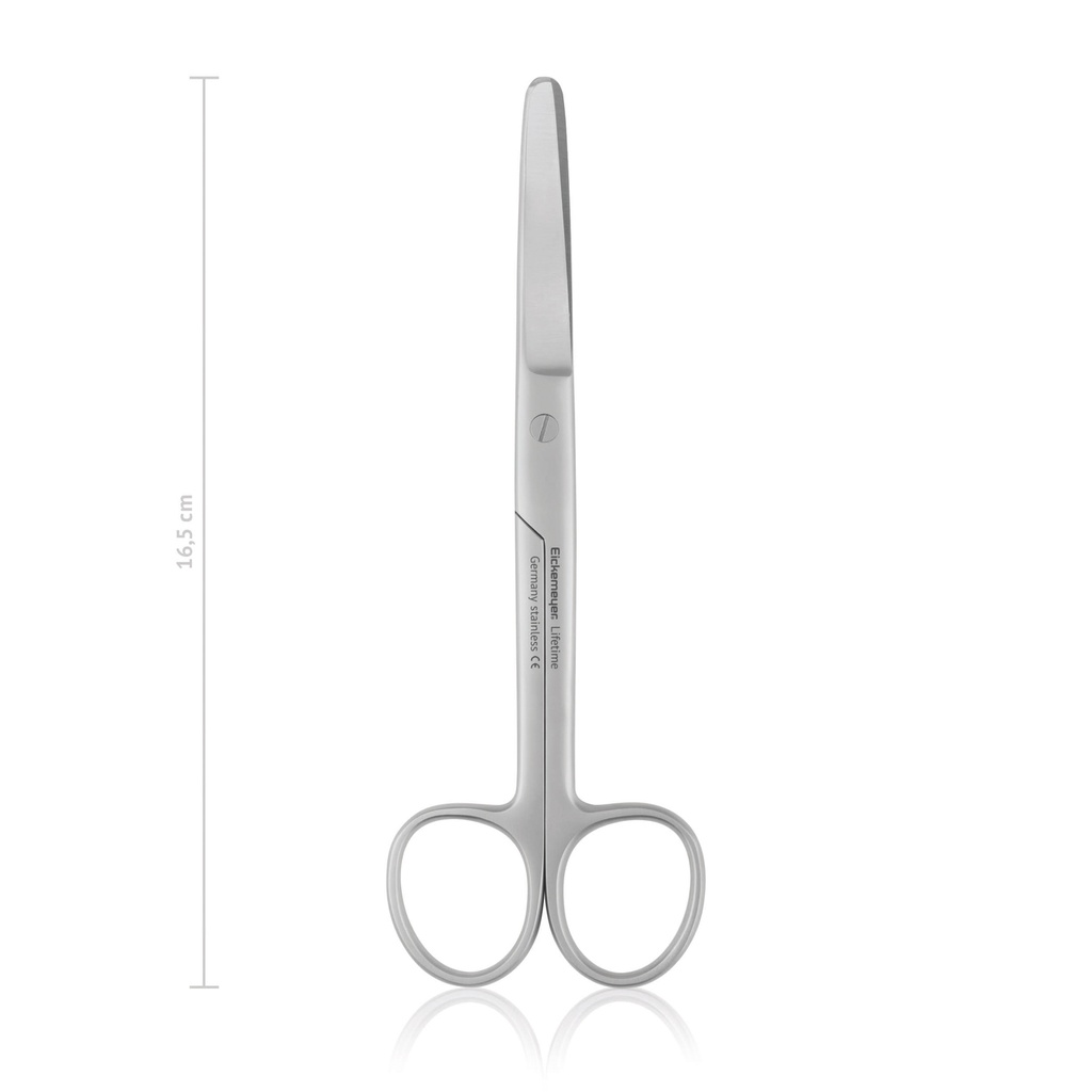 [114116] Surgical scissors STANDARD, blunt/blunt, 16,5 cm, curved