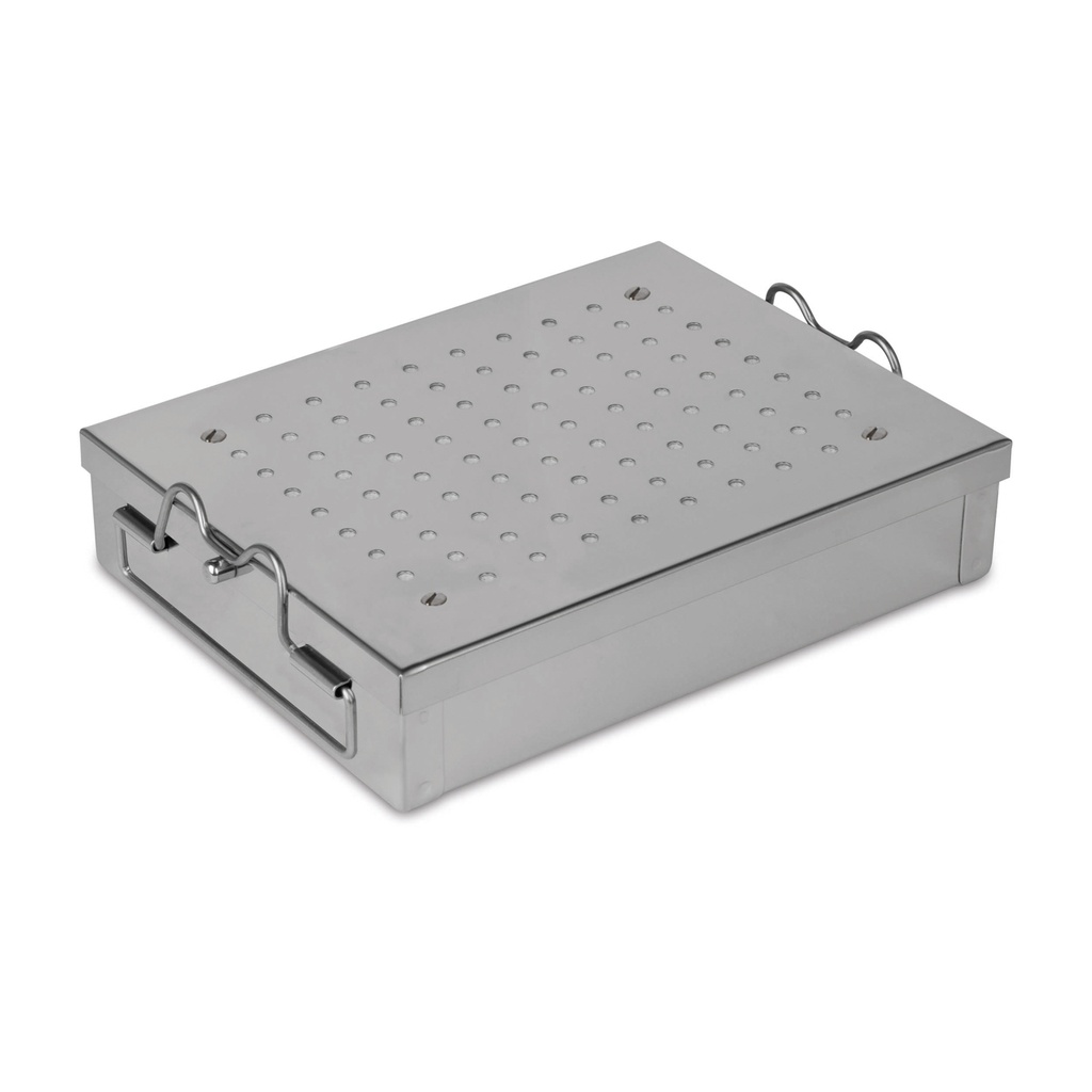 [500319] Autoclave container for Melag incl. textile filter, 190 x 140 x 40 mm 