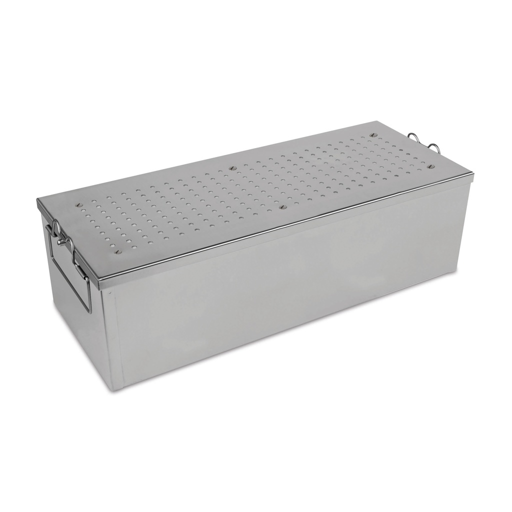 Autoclave container for Melag 23 & 24 incl.textile filter, 410 x 160 x 120 mm 