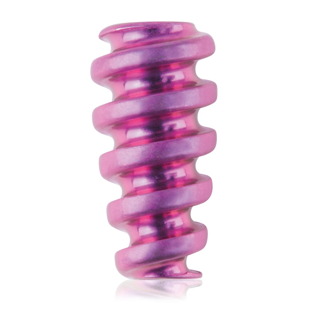 [191540] Zlig Interference Screw cannulated 1.1/Ø4.0/8.0mm, HEX 2.0, magenta 