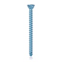 Titanium locking screw Ø2.7x 32mm, multidirectional, blue, Torx 10,  self-drilling, self-tapping
