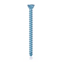 Titanium locking screw Ø2.7x 34mm, multidirectional, blue, Torx 10, self-drilling, self-tapping