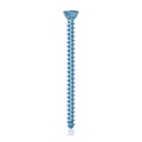 Titanium locking screw Ø2.7x 36mm, multidirectional, blue, Torx 10, self-drilling, self-tapping