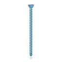Titanium locking screw Ø2.7x 40mm, multidirectional, blue, Torx 10, self-drilling, self-tapping