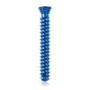Titanium locking screw Ø4.0x 26mm, multidirectional, blue, Torx 10, self-drilling, self-tapping