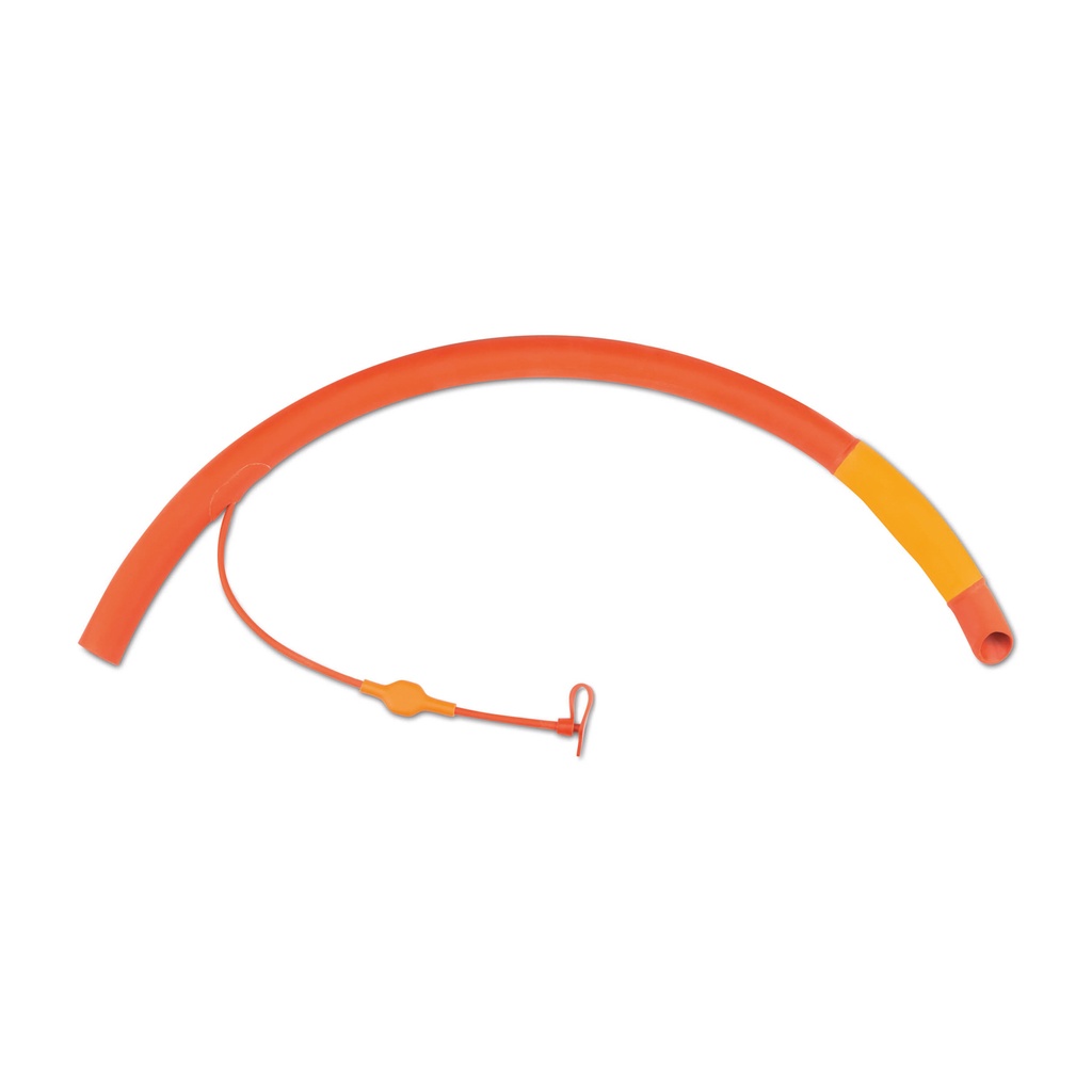 [213616] Tracheal tube, ID = 16 mm, L = 48 cm, red rubber with control balloon 