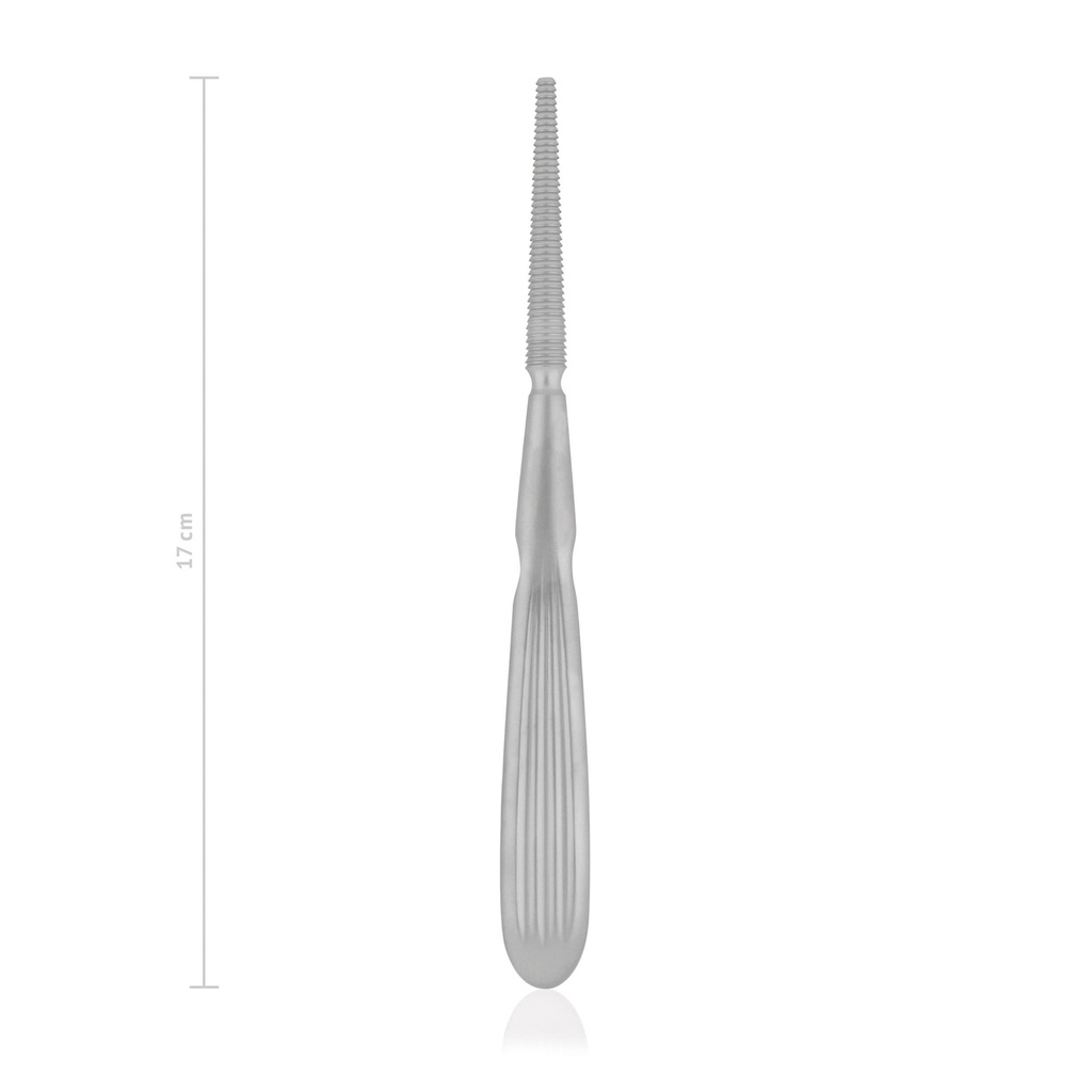 Trochlear rasp, round, 17 cm, 6 3/4"