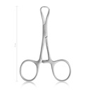 Towel forceps Backhaus, 9 cm  