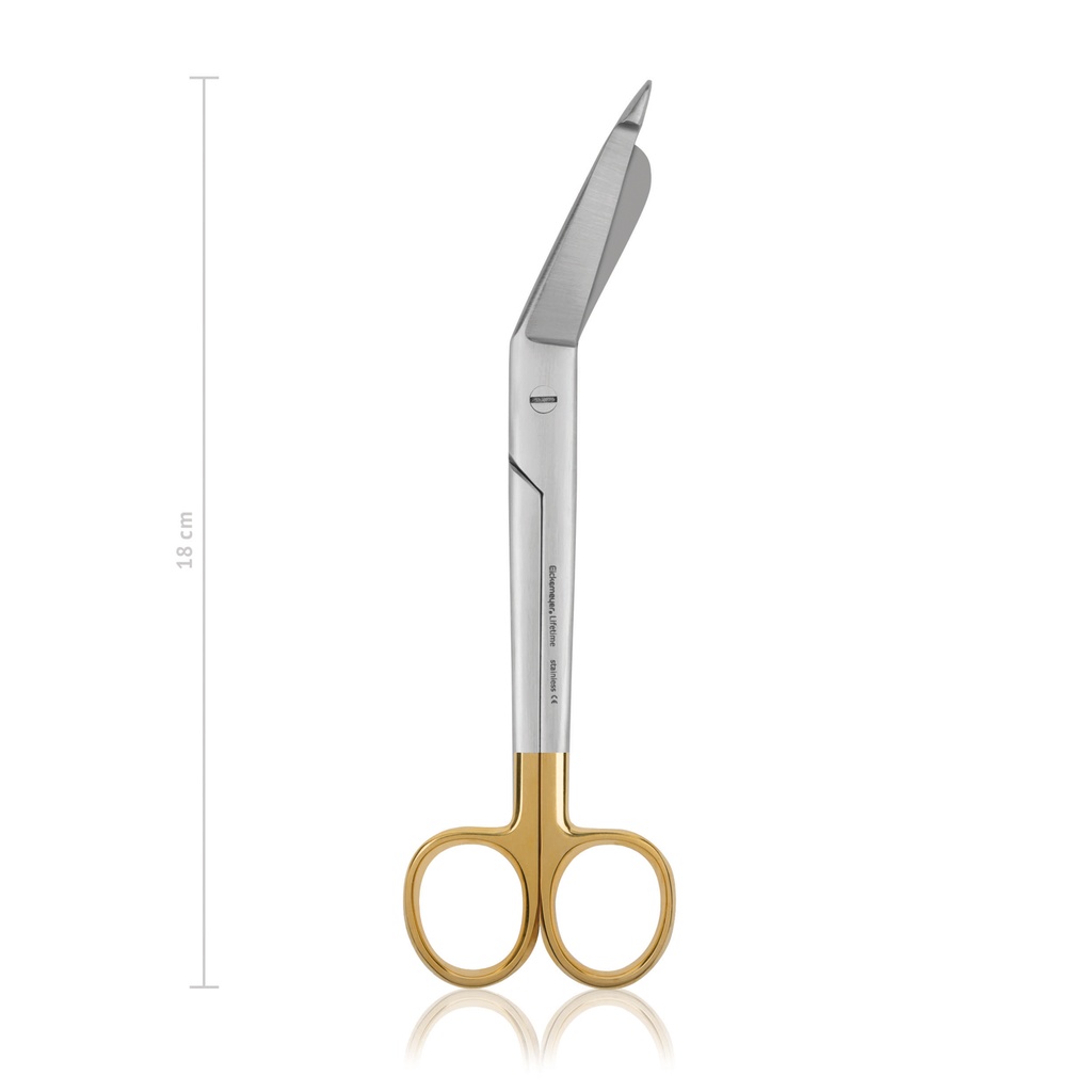 Bandage scissors LISTER, 18 cm, TC