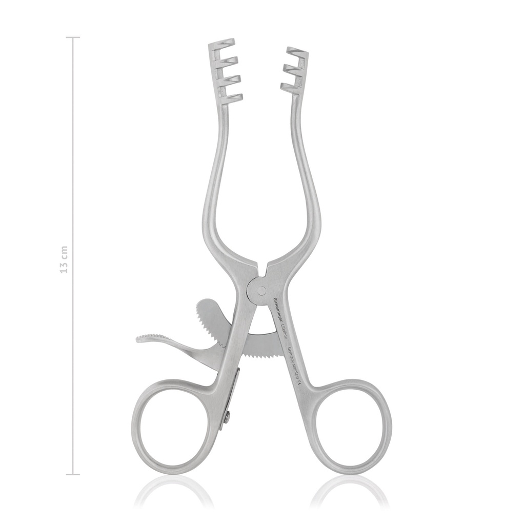 Retractor WEITLANER, shrarp, 13 cm