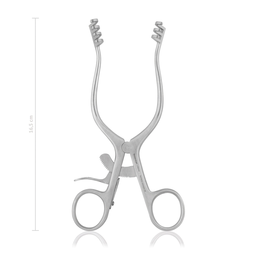 Retractor WEITLANER, blunt, 16,5 cm