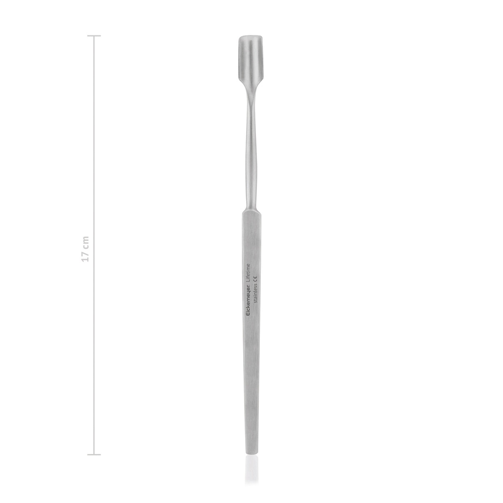 [177308] Tongue spatula, HOLLMANN, small concave blade 