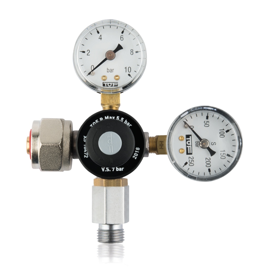 Pressure reducer for CO2 insufflator